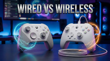 Wired vs. Wireless Controllers Banner