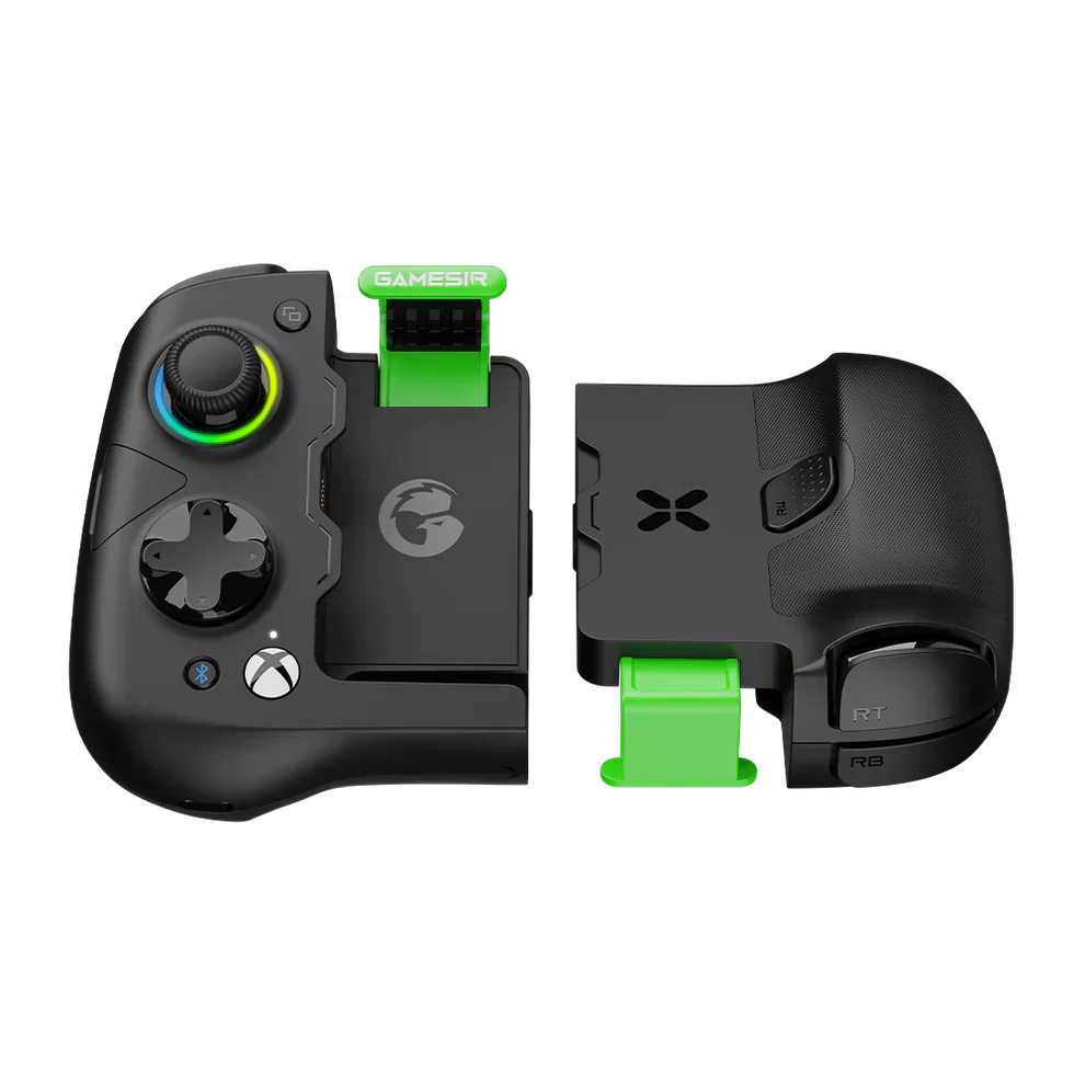 GameSir X4 Aileron Xbox Mobile Gaming Controller attached to a smartphone