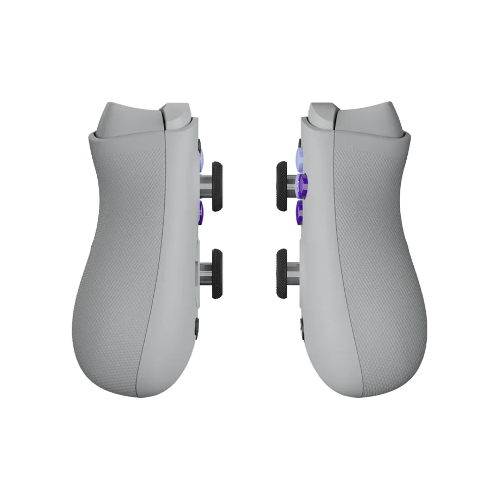 GameSir G8 Galileo stretchable mobile gamepad with smartphone attached
