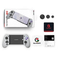 GameSir G8 Galileo stretchable mobile gamepad with smartphone attached