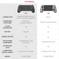GameSir G8 Galileo stretchable mobile gamepad with smartphone attached