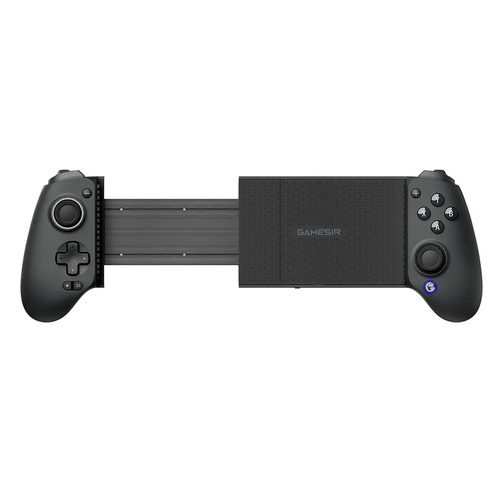 GameSir G8 Plus Bluetooth stretchable mobile gamepad with smartphone attached