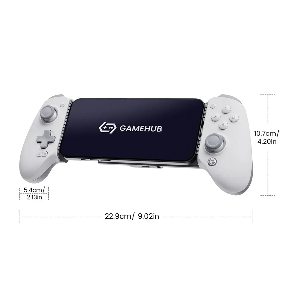 GameSir G8 Plus MFi Type-C mobile controller attached to an iPhone