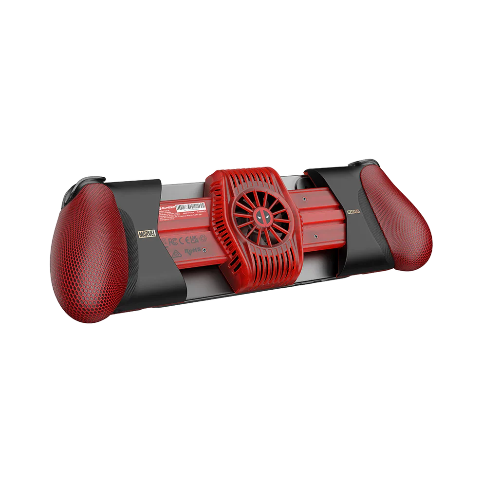 GameSir X3 Pro DeadPool Edition mobile gaming controller with red and black design